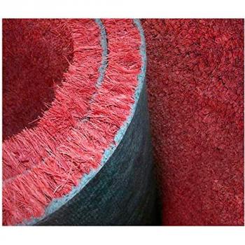 Felpudo de Coco Rojo Antideslizante 30x70 cm para Entrada Exterior - 100% Hecho en Italia