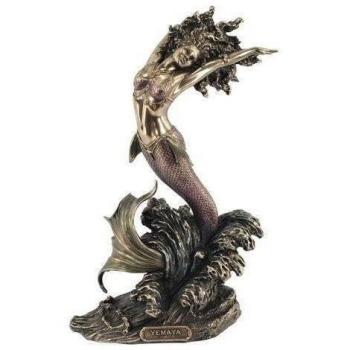 Figura Resina Sirena YEMAYA 27 cm