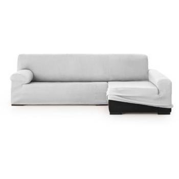 Funda Chaise Longue Brazo Largo Derecho Elástica Ulises Gris Perla 170 x 110 x 310 cm