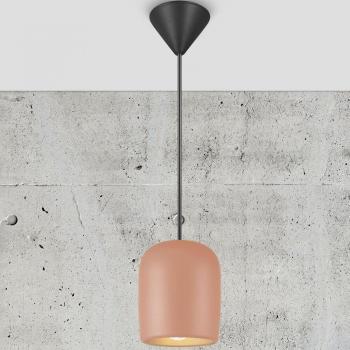 Lámpara Colgante Notti 10 Terracota E27 - Diseño Orgánico y Elegante, Dimmerable, con Interruptor en el Cable