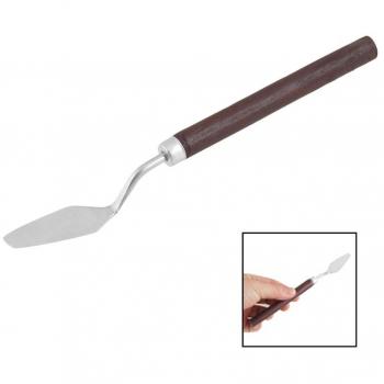 SODIAL(R) 1.6 Herramienta de mezcla raspador de masilla Espatula de pintura de arte paleta de hoja de metal