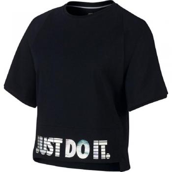 Nike W NSW Hologram Camiseta, Mujer, Negro, S