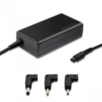 Cargador para Portátil Qoltec 52415 65 W, Adaptador de Corriente para Samsung, Potencia: 65W, Color: Negro