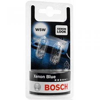 Bosch W5W Xenon Blue Lámparas para vehículos - 12 V 5 W W2,1x9,5d - Lámparas x2