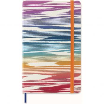 Cuaderno Moleskine Missoni Fiammato Edición Limitada Grande con Hojas Rayadas Multicolor