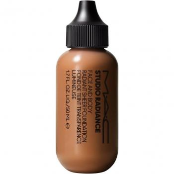 MAC Cosmetics Studio Radiance Face and Body Radiant Sheer Foundation, lightweight foundation for face and body, shade C6, 50 ml