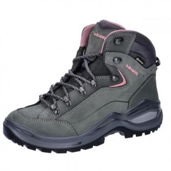 Botas de senderismo Lowa Renegade EVO Mid GORE-TEX gris humo rosa mujer - 41