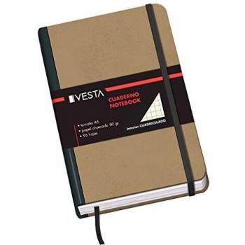 Dohe Vesta Nature - Cuaderno cuadriculado, A6