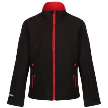 Chaqueta Softshell Regatta Ablaze para Niños/Niñas 2 Capas - Rojo Clásico, Tallas 3-4 años