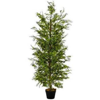 Artificial Green Cypress Tree with Pot 150 cm