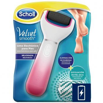 Scholl Velvet Smooth Lima Electrónica Exfoliante con Recambio Rosa
