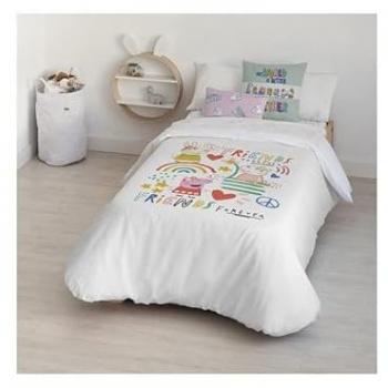 Funda Nórdica para Cuna Peppa Pig Together 100% algodón 100 x 120 cm con botones