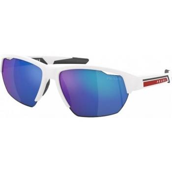 Prada Linea Rossa Men's Geometric White/Matte Sunglasses PS 03YS AAI08R