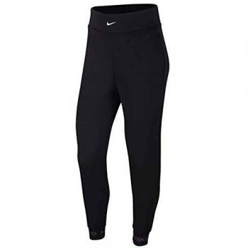 NIKE W NP CLN Fleece Cuff Pant Pantalón, Mujer, Black/Thunder Grey/Metallic Silver, 2XL
