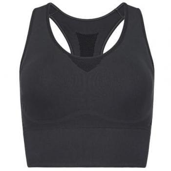 Sujetador Deportivo Mujer Head Flex Seamless, sin costuras, color negro, talla Large