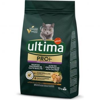 Ultima Cat PRO+ Sterilized Pollo - Pack Ahorro 2 x 1,1 kg