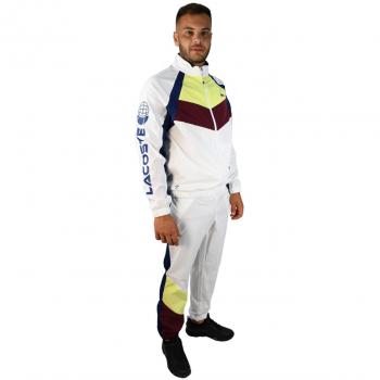 Conjunto de Chándal Lacoste WH1789-00 para Hombre en Color Blanco - 100% Poliéster