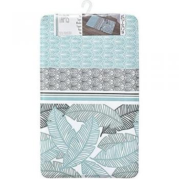 TENDANCE Chantilly (Lineance) ALFOMBRA DE BAÑO DE MICROFIBRA ESTAMPADA 40X75 CM, POLYESTER, Decorado, 45x75 cm