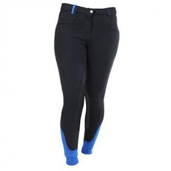 Rojo caballo Junior de equitación para mujer Mia Elastico, azul, 116EU