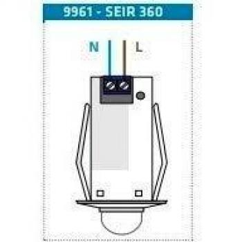 Sensor De Movimiento Seir 360 por Infrarrojo Empotrable 9961 De Fermax