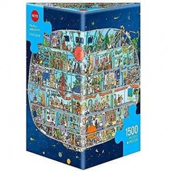 Heye 1500 Piece Puzzle - Mattias Adolfsson: Spaceship
