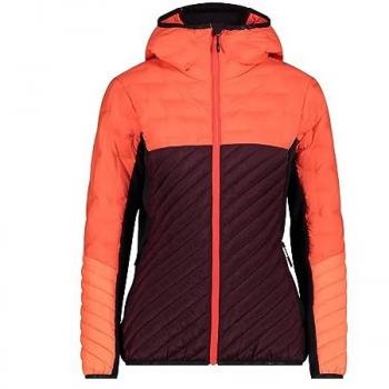 CMP Women's Hybrid Insulated Jacket - Orange, Burgundy, Pink, Dark Pink
