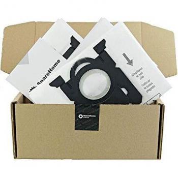 SpareHome 10 Bolsas E201M de Alta filtración compatibles con aspiradores AEG WX6, VX4