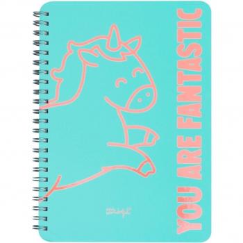 Mr. Wonderful Libreta A5 Espiral You Are Fantastic Unicornio Mint