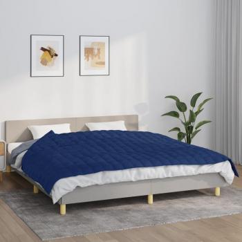 Manta ponderada azul 155x220 cm 7 kg Tela