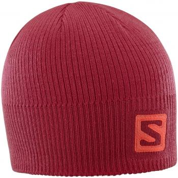 Salomon Gorro de invierno, logo beanie, rojo