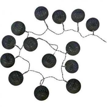 Guirnalda de luces LED de algodón blancas 3,5x240cm 2xAA