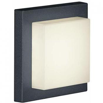 Aplique LED Exterior Hondo Antracita 14x14cm 330lm 3000K IP54