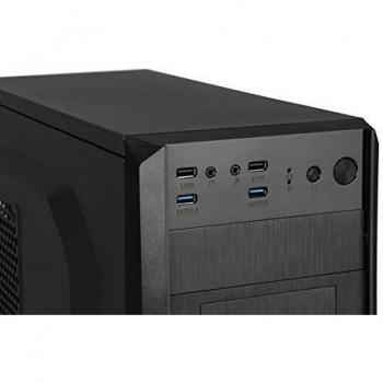 Carcasa de Sobremesa iBOX VARIO GF01B para Discos Duros 2.5 y 3.5, ATX y Micro ATX