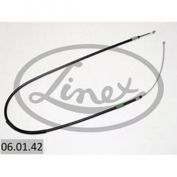 Cable de freno de estacionamiento LINEX 06.01.42 Derecha