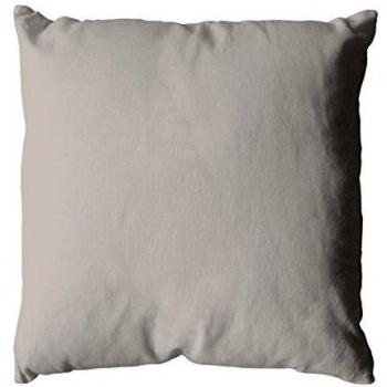 Cojín Desenfundable de Algodón Natural 40 x 40 cm - Color Taupe