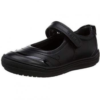 Geox J Hadriel Girl I, Bailarinas para Niña, Negro