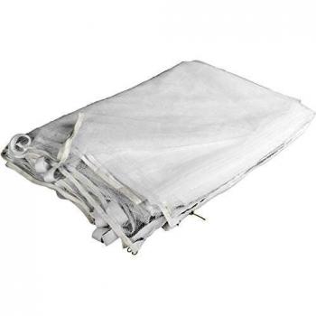 INSTENT® Mosquitera para cenador de 3x3 12 m. Selección de Color: Negro o Blanco, Cremallera 2X, con Tiras de Velcro para la sujeción, mosquitera, mosquitera, mosquitera con mosquitera