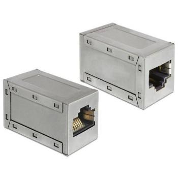 Adaptador RJ45 Hembra/Hembra Cat.6A Metálico DeLOCK 86165