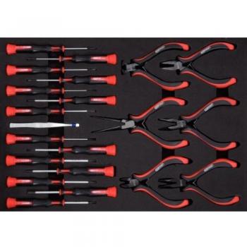 KS Tools 500.7190 Juego de herramientas de mecánica de precisión 21 pzs