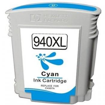 CARTUCHO DE TINTA PIGMENTADA REMANUFACTURADO HP 940XL CYAN C4907AE