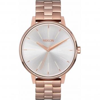 Nixon Kensington Women's Analog Watch - Rose Gold/White, 36.50mm