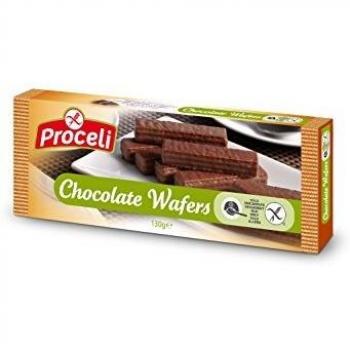 XXX SGLUTEN PROCELI WAFERS CHOCOLATE P130 GR