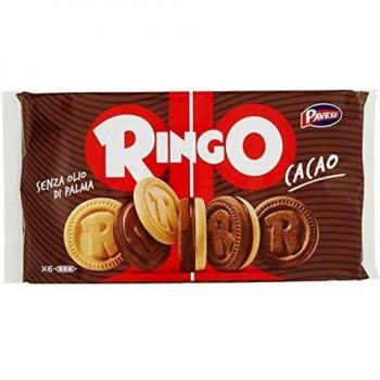 Pavesi - Ringo, Cocoa - 4 packs of 6 pieces of 55 g [24 pieces, 1320 g]
