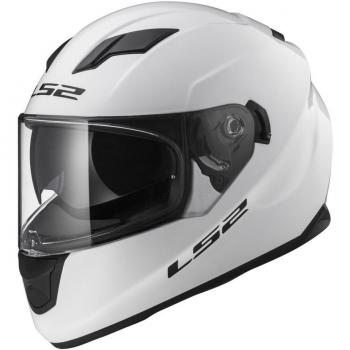 LS2 103201002XXL FF320 Casco Stream Solid, Color Blanco, Tamaño XXL