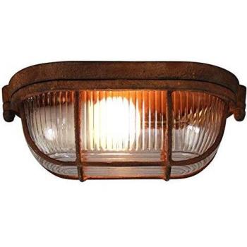 Lámpara de Techo y Pared Brilliant Bobbi 21cm E27 40W Color Óxido Estilo Industrial