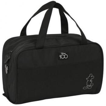 SAFTA Neceser Rectangular Mickey Mouse 100 - Espacioso, Duradero y Elegante con Licencia Oficial, 31x14x19cm