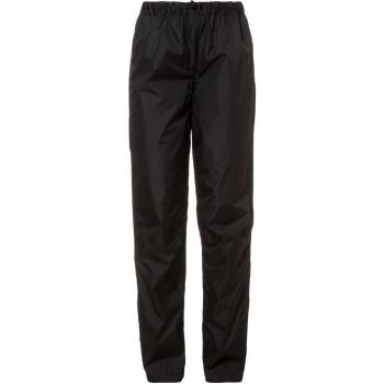 Vaude Pantalones Fluid Impermeables para Mujer Negro (Tamaño 40)