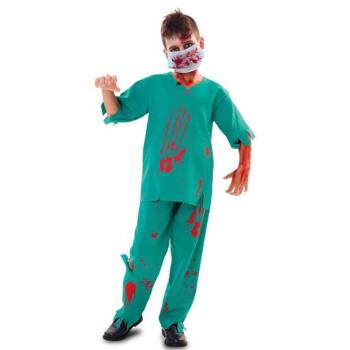 Disfraz de Médico Zombie para niño