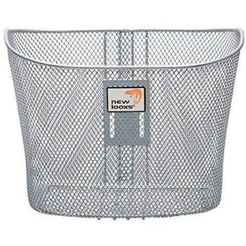 New Looxs Cesta para Bicicleta Unisex de Adult Toscane Rapidlock, Plateada, 34 x 25 x 25 cm