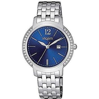 Reloj Vagary para Mujer - Diseño Elegante - Resistente al Agua - Correa de Cuero Genuino